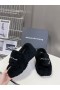 Alexander Wang Women's Chunky Platform Slides With Logo In Black Outlet