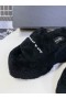 Alexander Wang Women's Chunky Platform Slides With Logo In Black Outlet