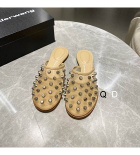 Alexander Wang Women's Rhodes Mules In Beige