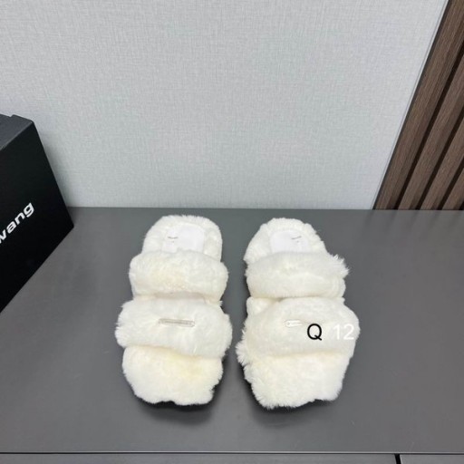 Alexander Wang Női Jay Nyúl Platform Diák, Fehér