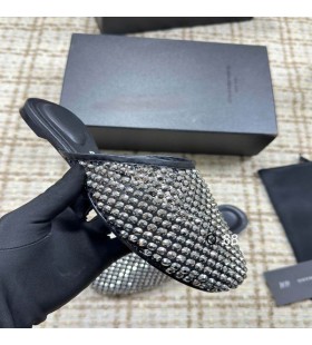 Alexander Wang Női Szandál Strassz Fekete/Bézs