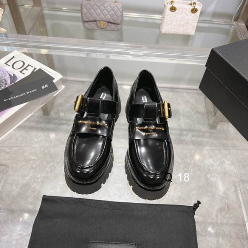 Alexander Wang Mban Carter Bosca Loafers I Dubh
