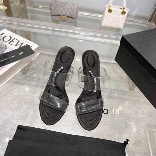 Alexander Wang Mban Trédhearcach Straps Sandals Slipéir Le Rhinestone Shmutánach Súil I Dubh