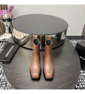 アレクサンダー王女子Throttie足首のブーツ茶色