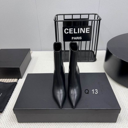 Alexander Wang Kvinner ' s Svart Delphine Mid-Kalv Støvler I Skinn