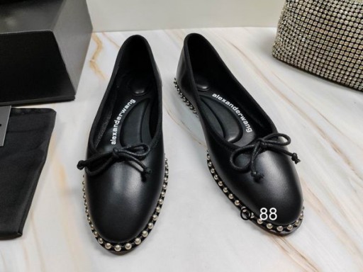 Damskie skórzane buty Lina od Alexander Wang w kolorze Czarnym