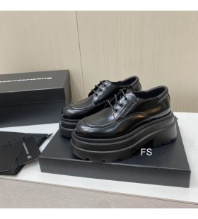 Damskie лоферы na platformie sznurowane Alexander Wang w kolorze Czarnym