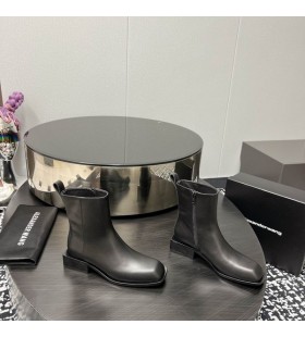 Damskie botki Alexander Wang z ciągów w kolorze czarnym