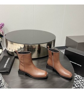 Alexander Wang Femei Throttie Glezna Cizme Maro