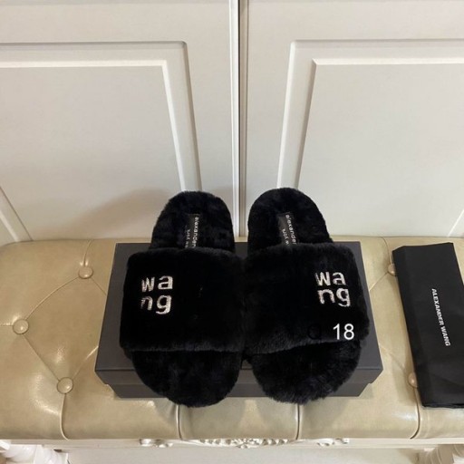 Alexander Wang dámske Čierne Sandále Načechraný