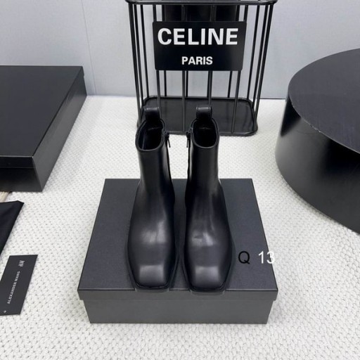 Alexander Wang Žien Black Zip Mid-Podpätku, Členkové Topánky z Kože