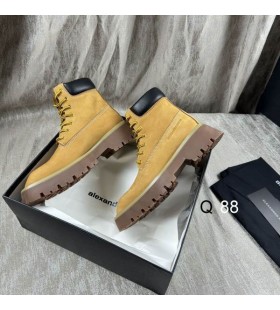 Alexander Wang Žien Plyn Krajky-up Členková Obuv V Béžovej farbe