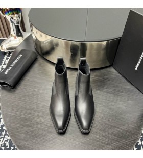 Ženske čizme Alexander Wang iz glatka koža crne boje