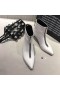 Alexander Wang Mujer Blanco Ferrara Zip Botas Con Cuentas En Cuero