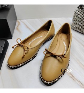 Alexander Wang para la Mujer Lina Cuero Pisos En Beige