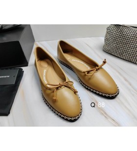 Alexander Wang para la Mujer Lina Cuero Pisos En Beige