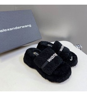 Alexander Wang Ženy Chunky Platforma Snímky S Logem V Černé barvě Pro Levné