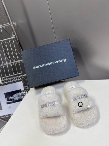 Alexander Wang Kvinder er Chunky Platform Dias Med Logo I Hvid Billige