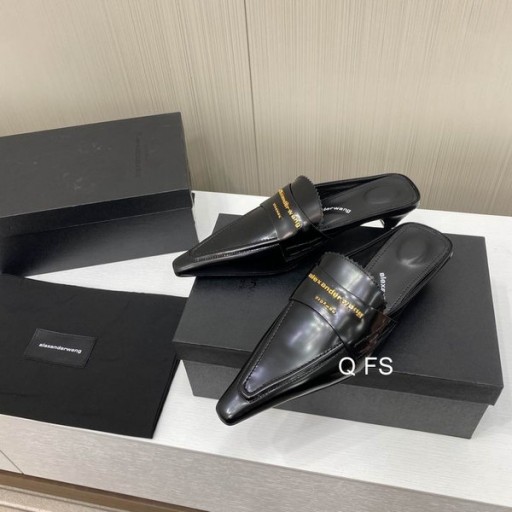 Alexander Wang Kvinders Spidse-toe Smutters I Sort