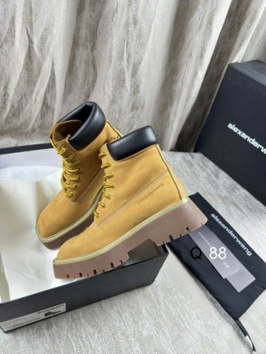 Alexander Wang Kvinders Gas Lace-up støvlet I Beige