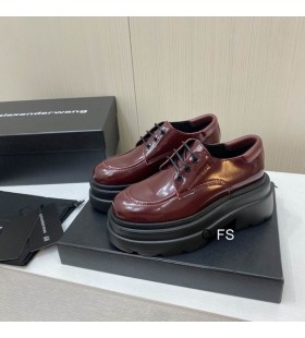 Alexander Wang Kvinders Platform Lace-up Sko I Bourgogne