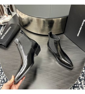 Alexander Wang Kvinders patent Læder Ankle Støvler Black