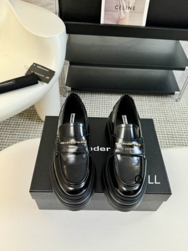 Alexander Wang Naisten Carter Nahka Platform Mokkasiinit Musta