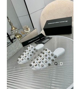 Alexander Wang Naisten Ontto Niitti Sandaalit Valkoinen