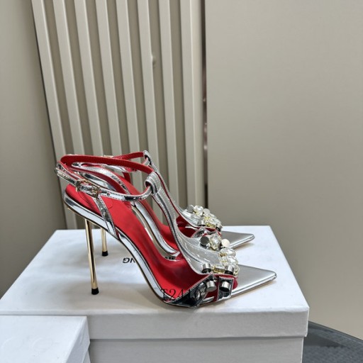 Alexander Wang Femmes à Talons hauts Sandales Avec Strass En Argent