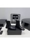 Alexander Wang Damen ' s Schwarz Zip Mid-Heel Ankle Boots In Leder