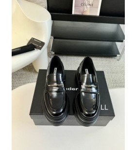 Alexander Wang Women ' s Carter Leder Plateau Loafers In Black