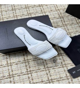 Alexander Wang Women ' s Vy-Slide-Sandalen In Weiß -