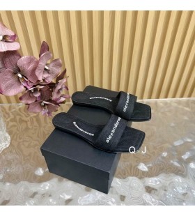 Alexander Wang γυναικεία Vy Slide Σανδάλια Σε Μαύρο Denim